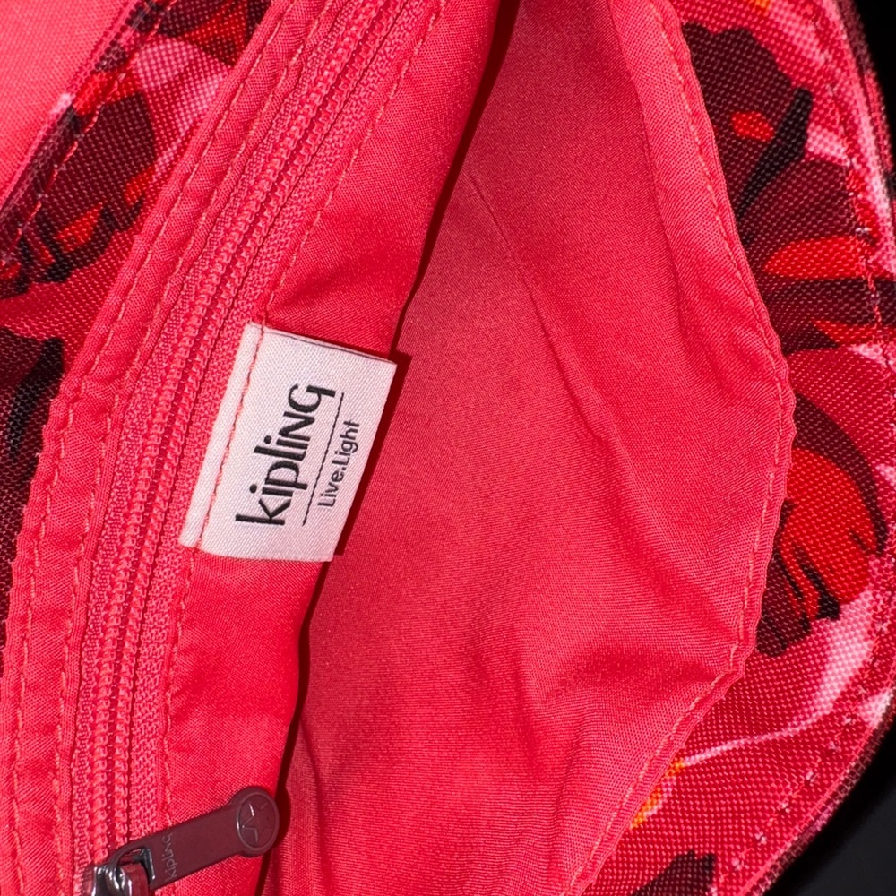 NWT kippling floral red crossbody‎ - Picture 8 of 9